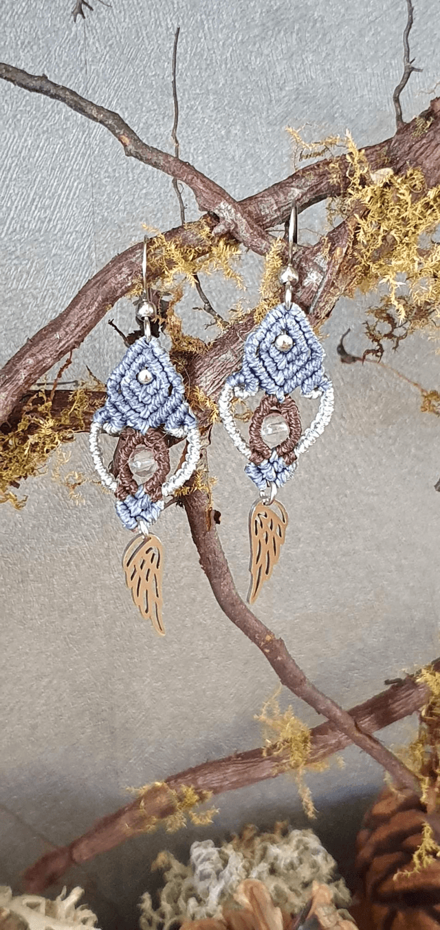 Boucles d'oreilles ailes 