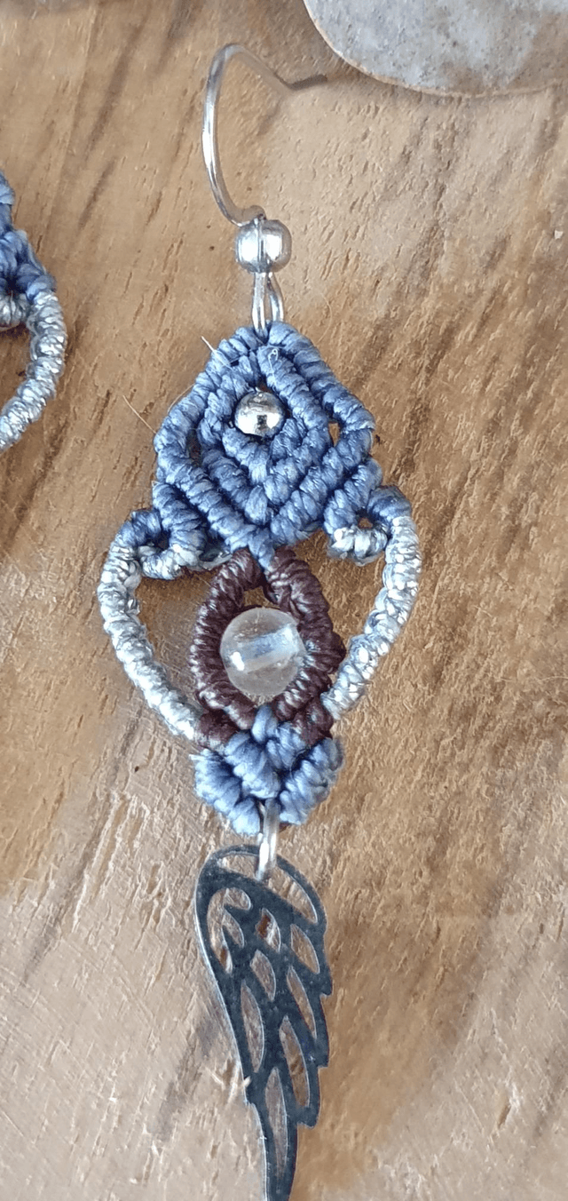 Boucles d'oreilles ailes 
