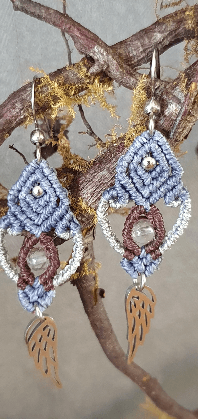 Boucles d'oreilles ailes 